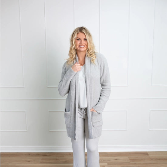 Bamboo Plush Cardigan Robe